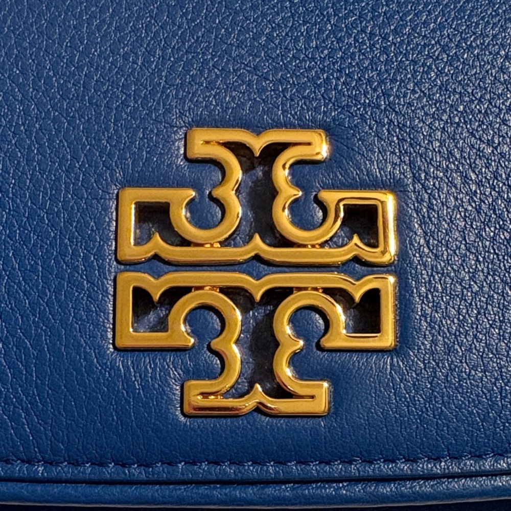 Tory Burch Britten Duo Envelope Continental Leather Clutch/Wallet NWT - Picture 11 of 12